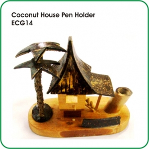 Coconut House Pen Holder